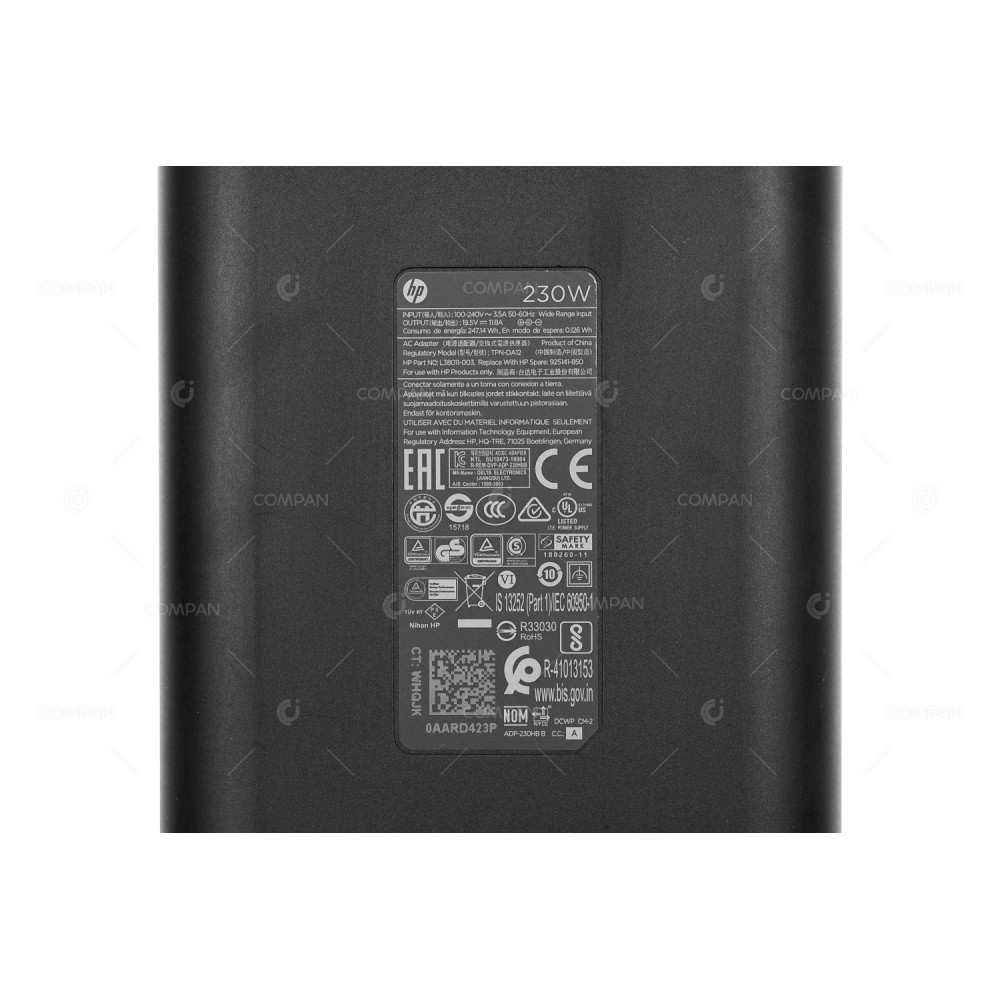 925141-850  HP TPN-DA12 230W 19.5V 11.8A AC ADAPTER FOR THUNDERBOLT DOCK 230W G2